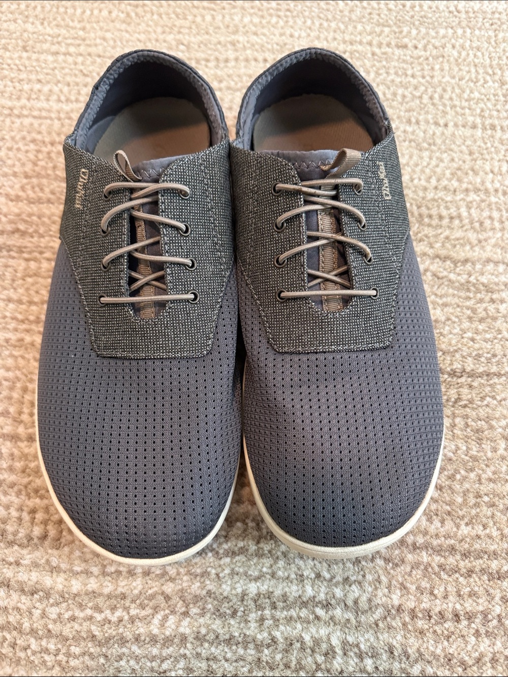 Olukai Men's Casual Lace-Up Shoes - Gray